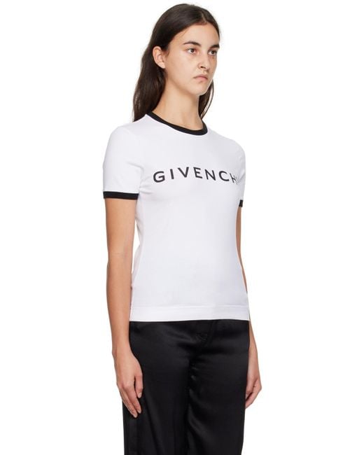 Givenchy White Slim-fit T-shirt