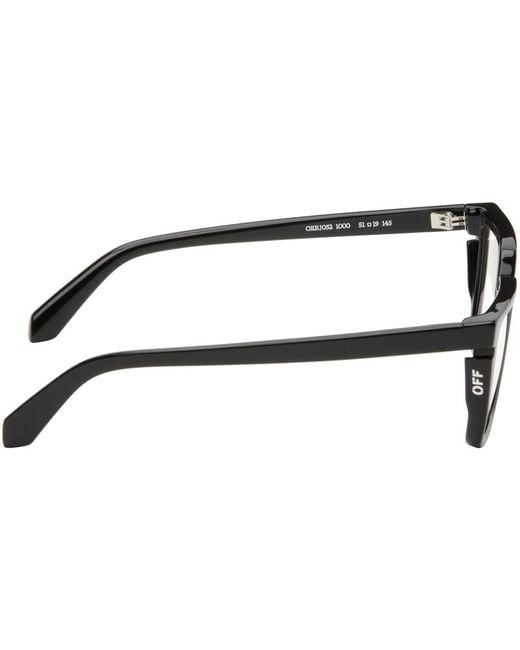 Off- lunettes de vue style 52 noires Off-White c/o Virgil Abloh pour homme en coloris Black