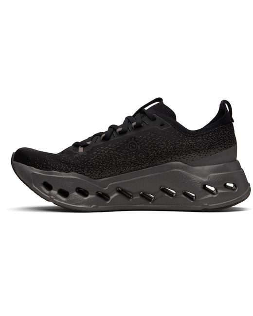 On Shoes Black Cloudsurfer Max Sneakers for men