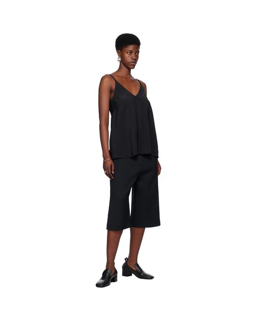 Studio Nicholson Black V-neck Camisole