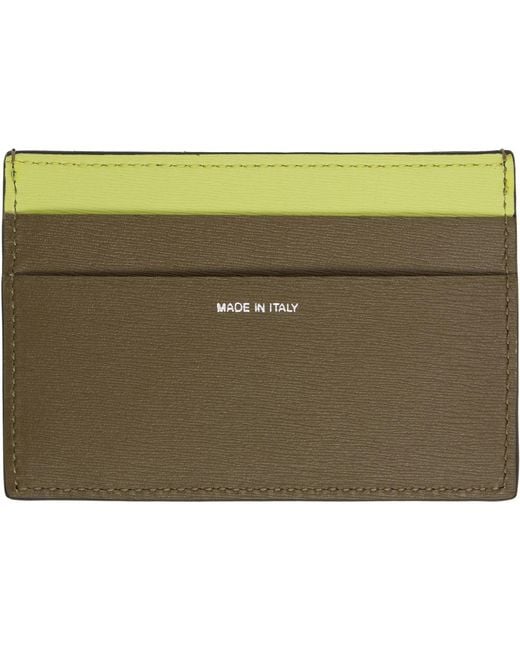 Paul Smith Black Leather Card Holder for men