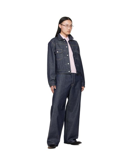 Acne Blue 1981 Loose Fit Jeans for men