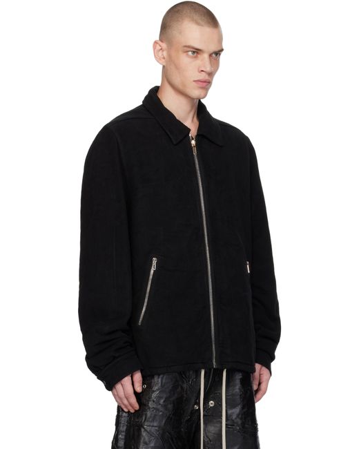 Rick Owens Black Porterville Zipfront Jacket for men