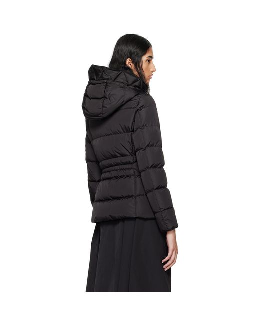 Moncler Black Avoce Short Down Jacket