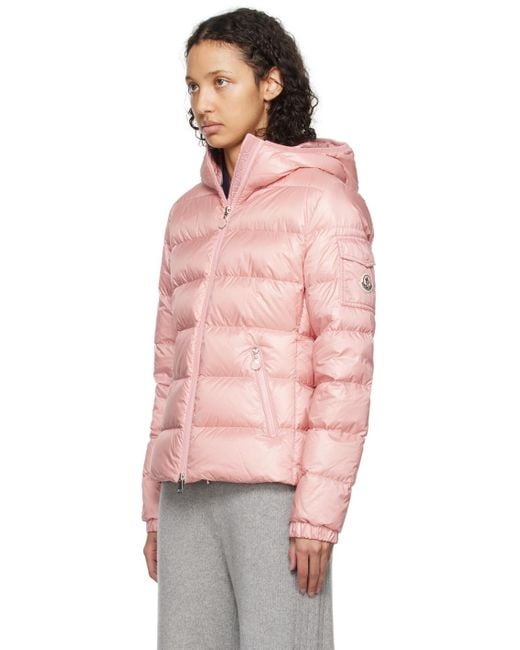 Moncler Pink Gles Down Jacket