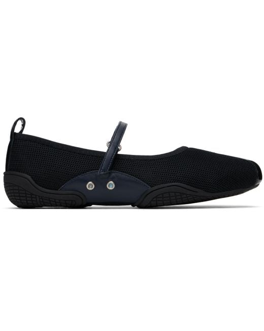 Nicole Saldanã Black Sophie Ballerina Flats