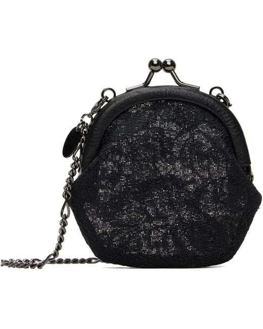 Pochette À Monnaie Noire À Fermoir Bisou Yohji Yamamoto en coloris Black