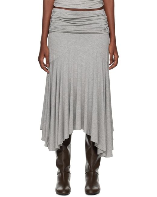 GIMAGUAS Black Fortuna Midi Skirt