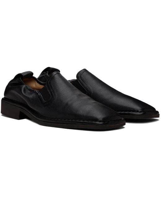 Lemaire Black Soft Loafers for men