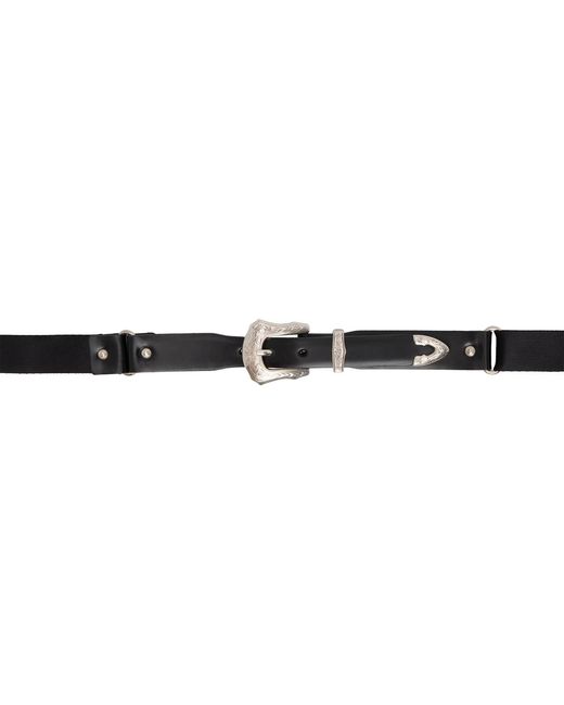 Toga Black Nylon Buckle Belt