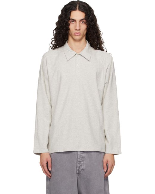 Lady White Co. White Nep Polo for men