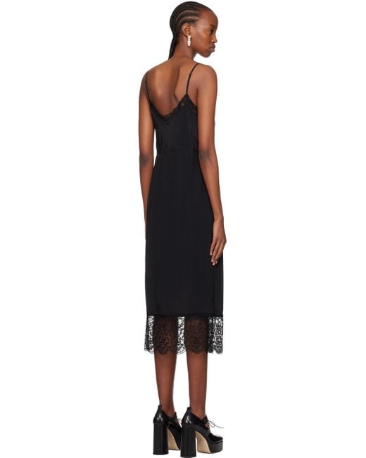 Simone Rocha Black Lace Midi Dress