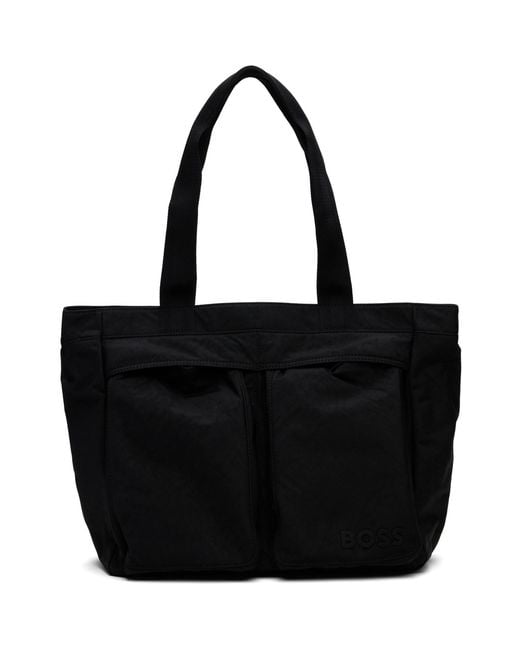 Boss Black Bonded-Logo Tote for men