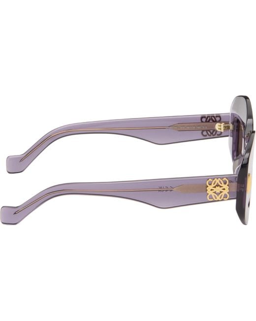 Loewe Gray Anagram Sunglasses