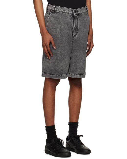 A_COLD_WALL* Black * Gray Faded Denim Shorts for men