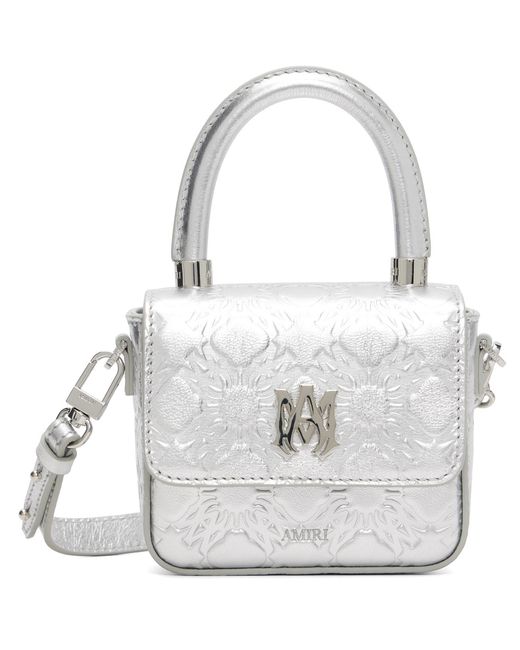 Amiri White Ma Quad Nano Bag