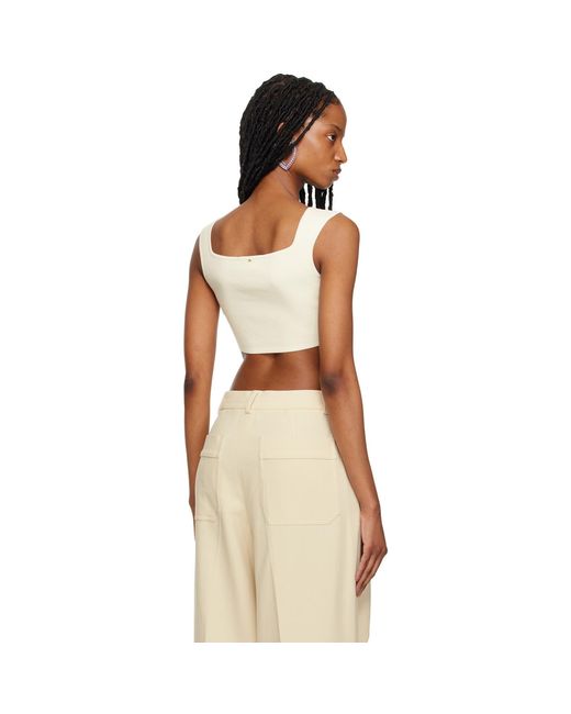 Sportmax Black White Fulmine Tank Top