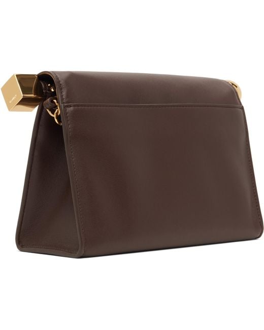 Jacquemus Brown 'The Rond Carré' Clutch