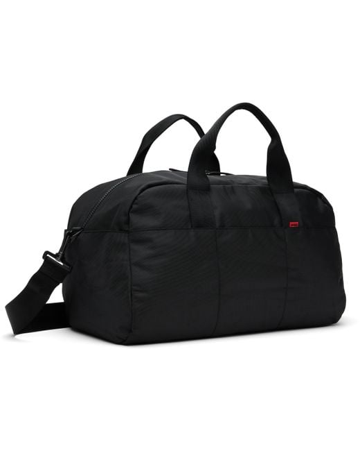 HUGO Black Logo Duffle Bag for men