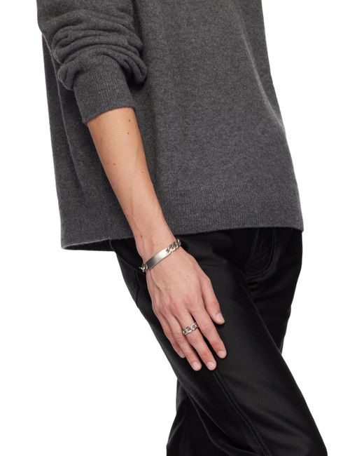 Maison margiela silver chain ring discount