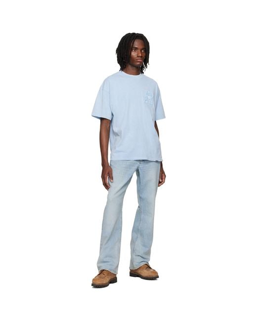 Represent White Western Initial T-Shirt for men