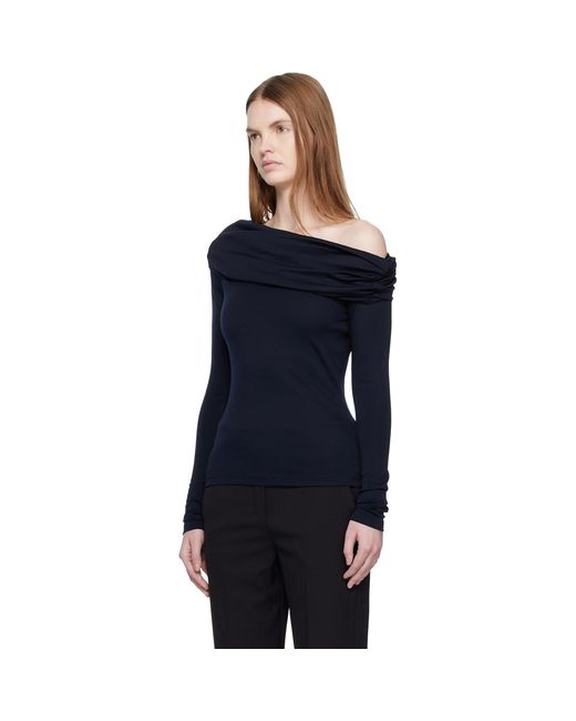 Max Mara Blue Mxporafo Blouse