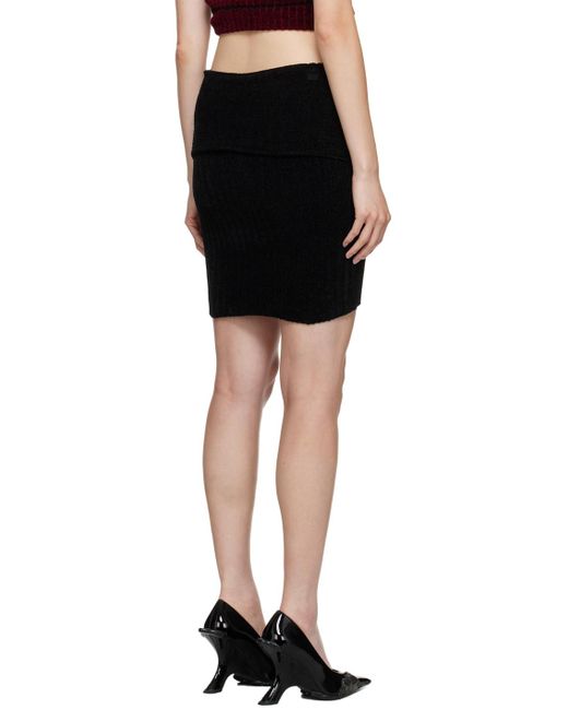 OTTOLINGER Black Self-tie Miniskirt