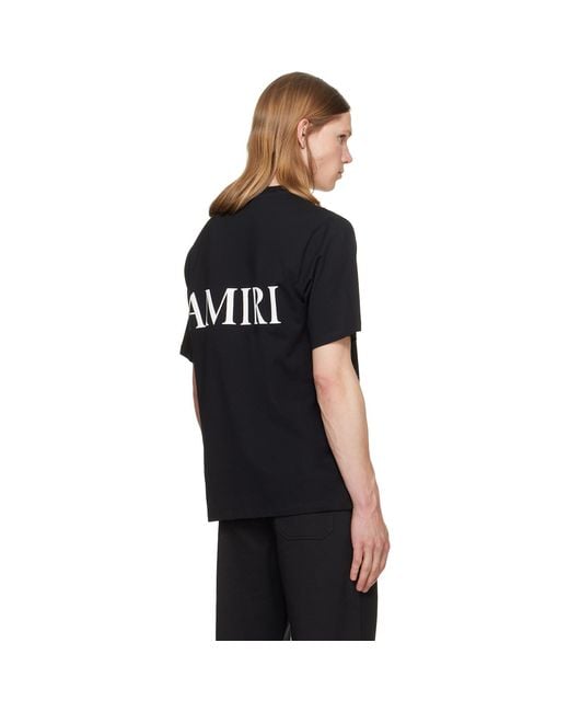 Amiri Black Ma Core Logo T-Shirt for men