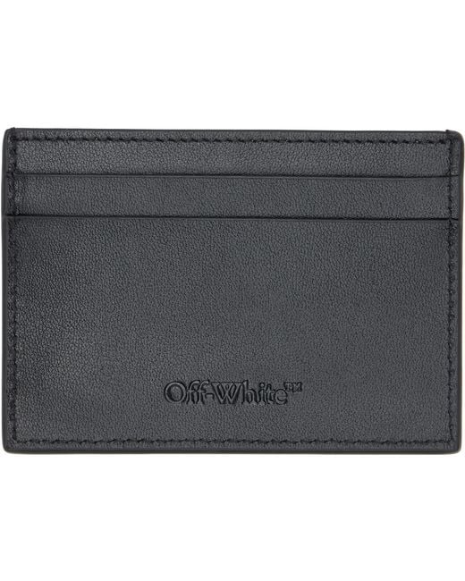 Off-White c/o Virgil Abloh Metallic Printed Heritage Card Holder for men