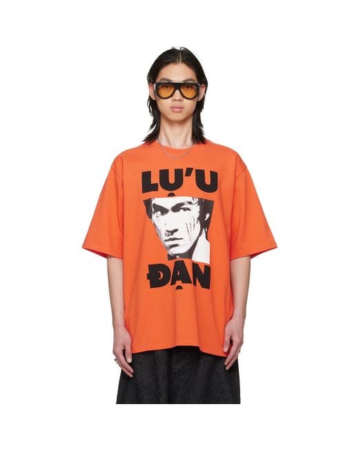 Lu'u Dan Orange Bruce Lee X Lựu Đạn Concert T-Shirt for men