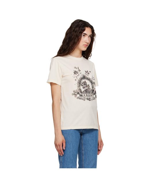 Isabel Marant White Off- Zewel T-Shirt