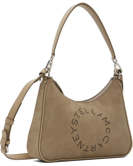 Stella McCartney カーキ Alter スエード バッグ Metallic