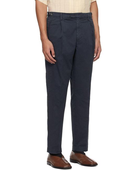 Barena Navy Masco Trevo Trousers in Blue for Men Lyst