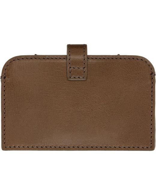 Vivienne Westwood Brown Accordion Card Holder for men