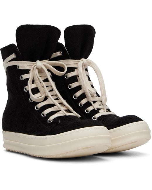 Rick Owens Black Tower Sneaks Sneakers