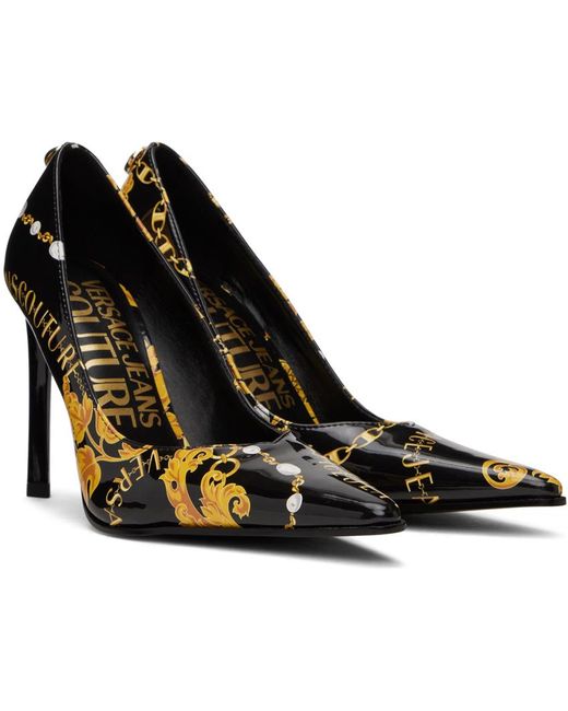 Versace Black Sadie Heels