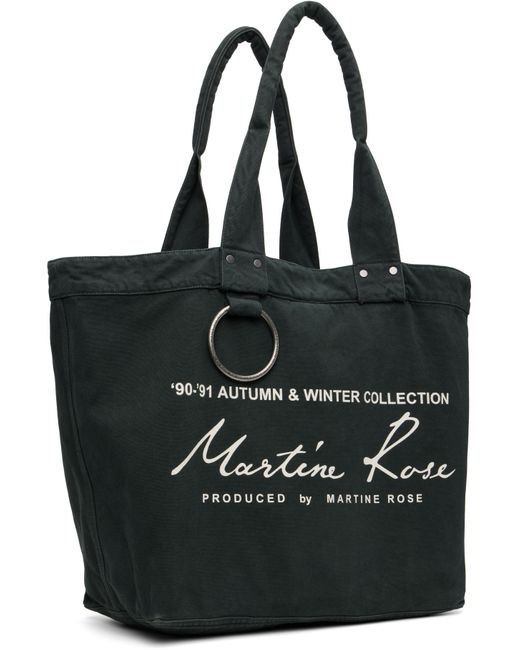 Martine Rose Black Bondage Tote for men