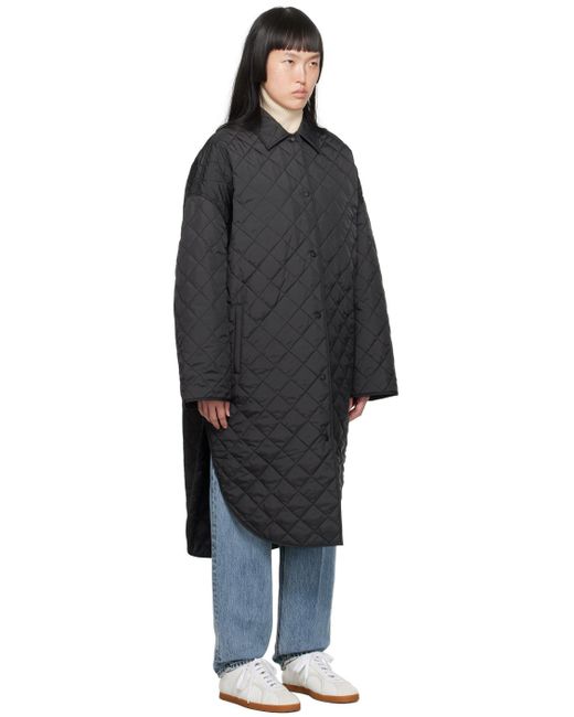 Totême  Toteme Black Quilted Coat for men