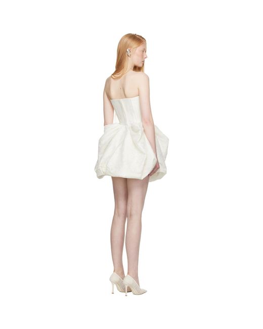 Wed Black Ssense Bridal Capsule Guen Minidress