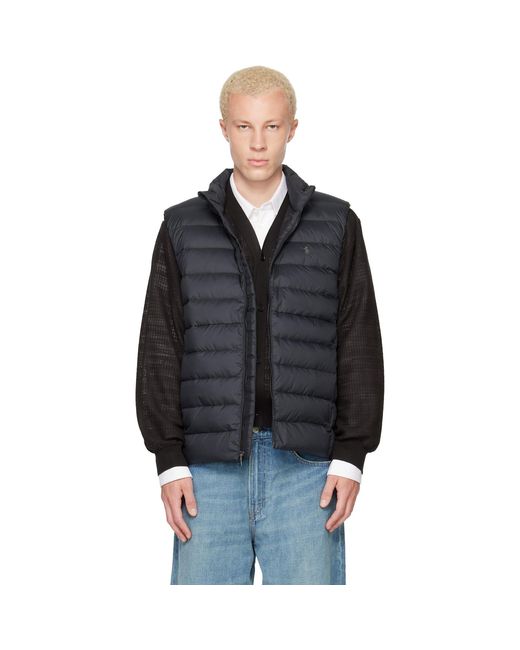 Polo Ralph Lauren Black Perpetual Insulated Down Vest for men