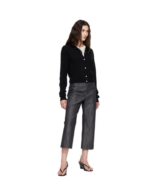 Baserange Black Tier Cardigan