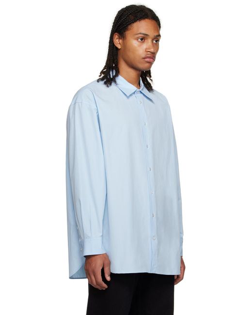 メンズ The Row ブルー Lukre シャツ Blue