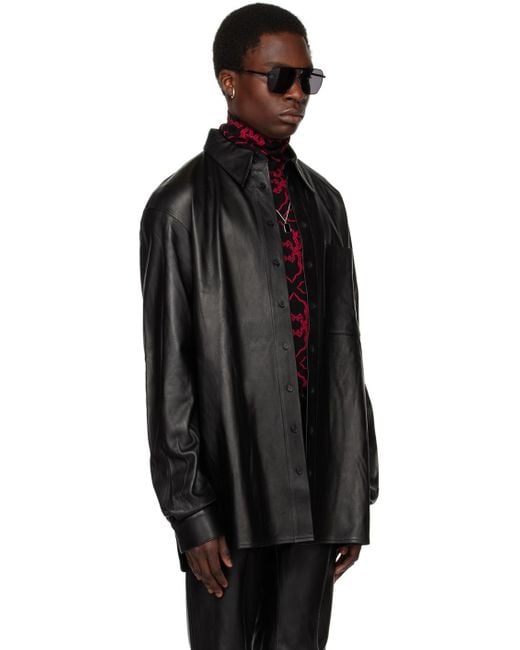 Lu'u Dan オーバーサイズ　ラムレザー　テーラードジャケット Lu'u Dan オーバーサイズラムレザーテーラードジャケット