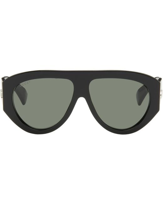 Gucci Black Mask Frame Sunglasses