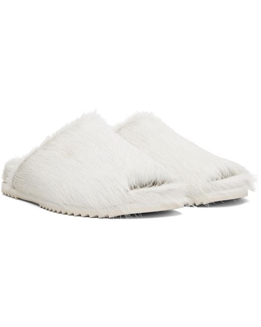 Rick Owens Black Off- Pillow Granola Sandals