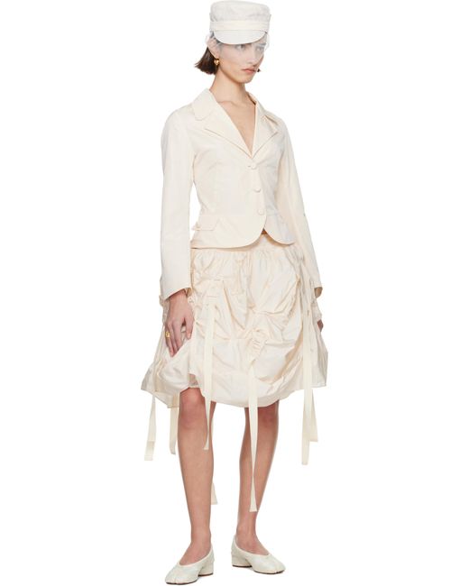 Renaissance Renaissance Natural Ssense Exclusive Bridal Capsule Tank Double Layer Blazer
