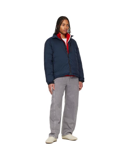 Canada Goose Blue Lodge Down Jacket for men