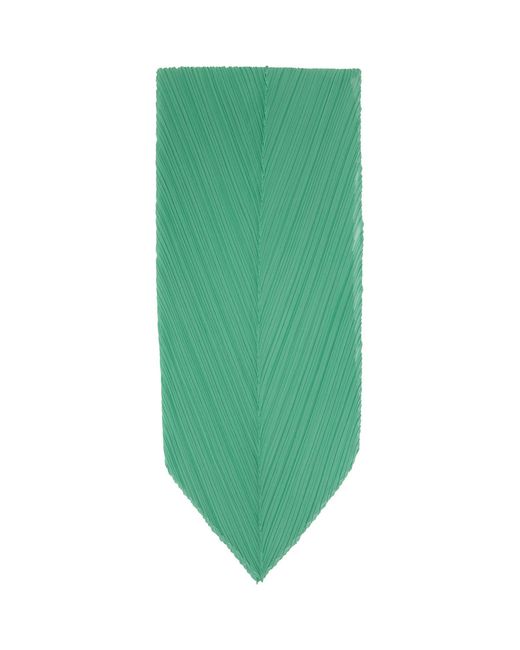 Pleats Please Issey Miyake Green March Monthly Scarf