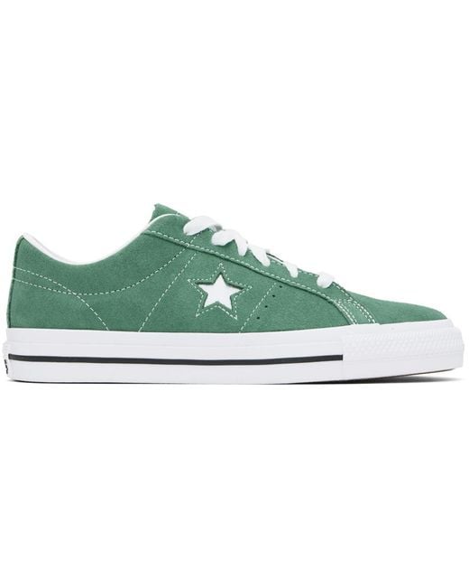 Converse Green Cons One Star Pro Sneakers for men