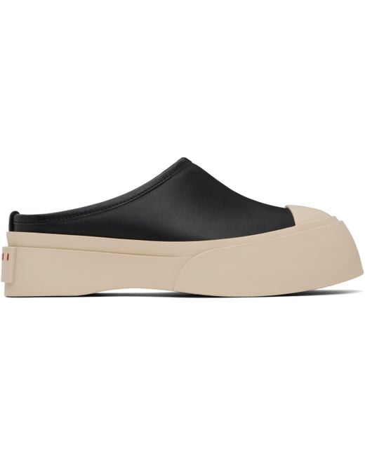 Marni Black Chic Leather Loafers